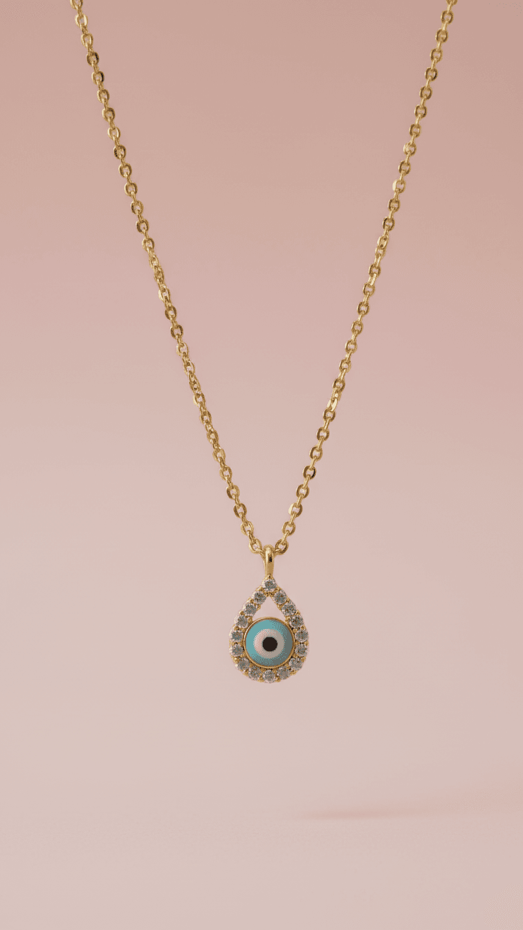 Collar mini gota de ojo