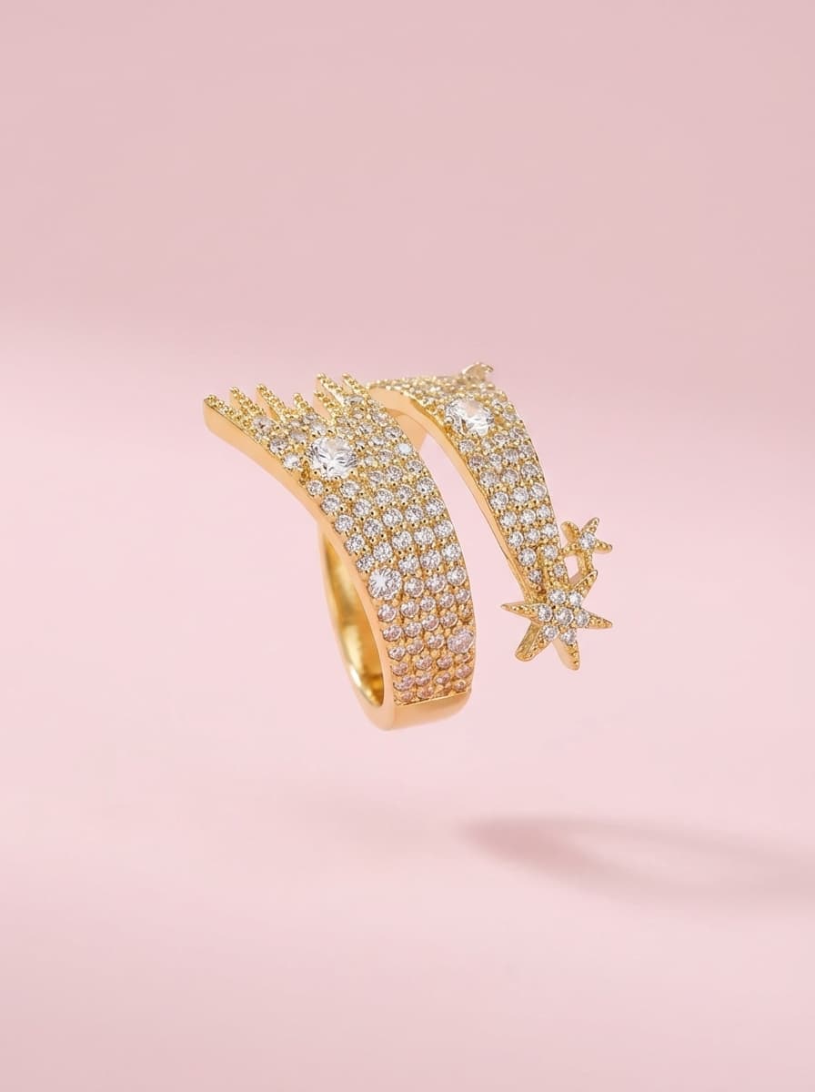 Anillo estrella fugaz