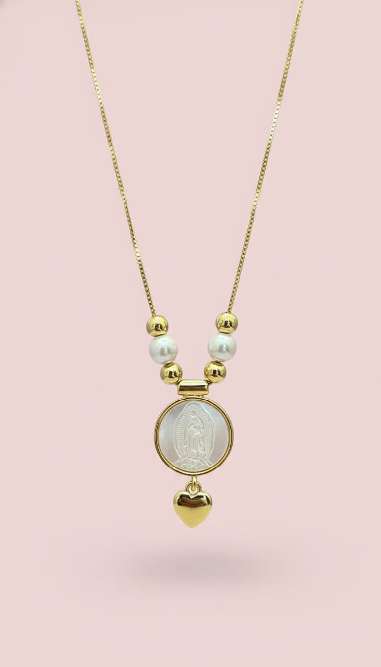 Collar virgen de Guadalupe 